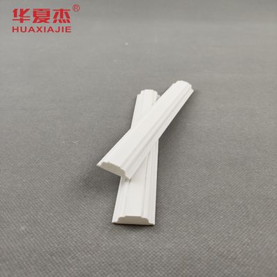 İyi fiyat 22x6mm White Vinyl PVC Foam Trim Moulding for Interior Wall Base Cap with Woodgrain Finish çevrimiçi