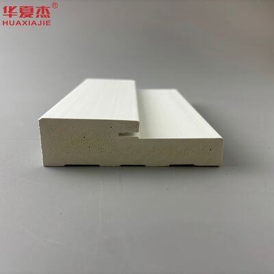 İyi fiyat Toptan beyaz yüzeyli ve su geçirmez WPC kapı çerçevesine sahip 115mm genişliğinde PVC kapı koltuğu çevrimiçi