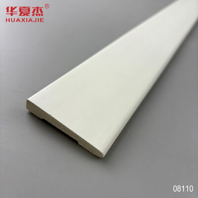 İyi fiyat Alışveriş Satışı Popüler 11/32x2-1/8 Bevel Casing Pvc Beyaz Temel Tahta Su geçirmez Skirting Pvc Ev Dekorasyonu çevrimiçi