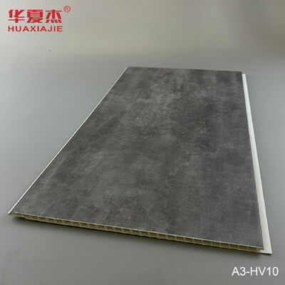 Kalite Modern Waterproof Fireproof Wood Grain Laminated PVC Wall Panel for Indoor and Hotel Decoration fabrika