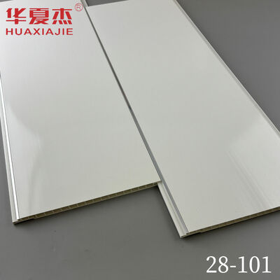 Kalite 250x8mm Modern Tasarım Nem Direncili PVC Duvar Panelleri ve İç İç PVC Panelleri için PVC Slatwall Panelleri fabrika