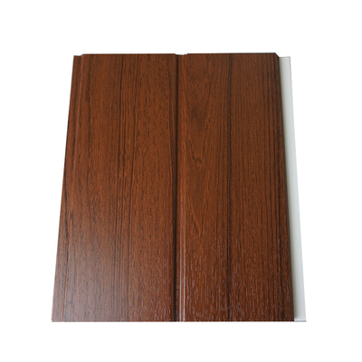 İyi fiyat 250mm Genişlik Pvc Duvar Paneli Lamine Ahşap Renk Yanmaz Su Geçirmez çevrimiçi