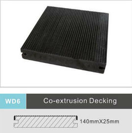 İyi fiyat Groove ile su geçirmez Pvc Teras Co-Ekstrüzyon Plastik Decking Kurulları çevrimiçi