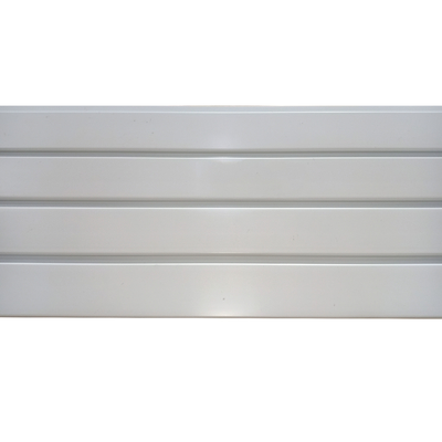 Garaj Duvar Ekran 4ft 8ft için PVC Slatwall Paneller Beyaz Gri Siyah Renk