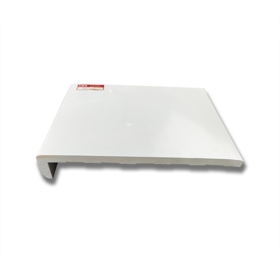 Beyaz Renk Pürüzsüz Katı Pvc Pencere Pervazı Plastik Upvc 200mm Genişlik
